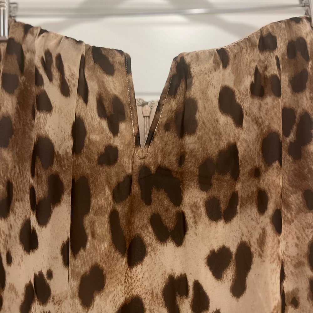 Buddy Love Brown Leopard Print Blouse